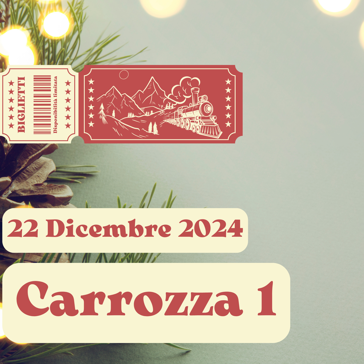 22 dicembre 2024 - Carrozza 1. Viaggio sul Treno della Sila con Degustazione e Spettacolo.